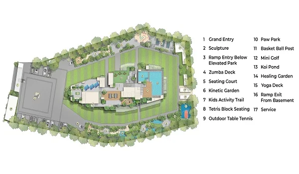 Purva Orient Grand Master Plan